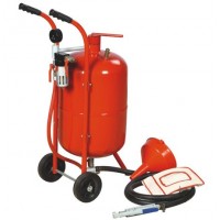 Máquina de decapagem a jato areia marca branca 35 kgs - 30 litros - PROMOÇÃO