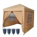 Gazebo po-up ( montagem rápida )  com 4 suportes climatéricos para saco de areia com 2,5 x 2,5 mts