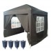 Gazebo po-up ( montagem rápida )  com 4 suportes climatéricos para saco de areia com 2,5 x 2,5 mts