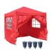 Gazebo po-up ( montagem rápida )  com 4 suportes climatéricos para saco de areia com 2,5 x 2,5 mts